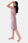 Sweetmoon Long T Shirt Nightdress - Pink — thumbnail 4